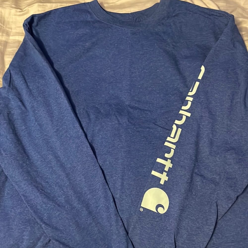 Carhartt long sleeve logo sleeve graphic